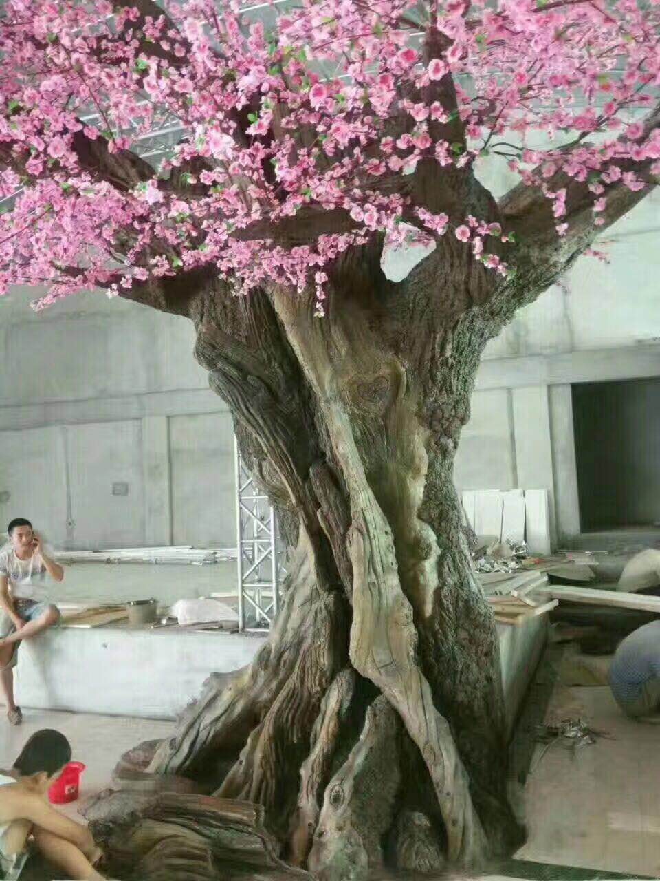 仿真桃花树