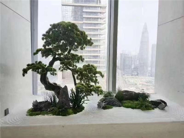 仿真迎客松微景观