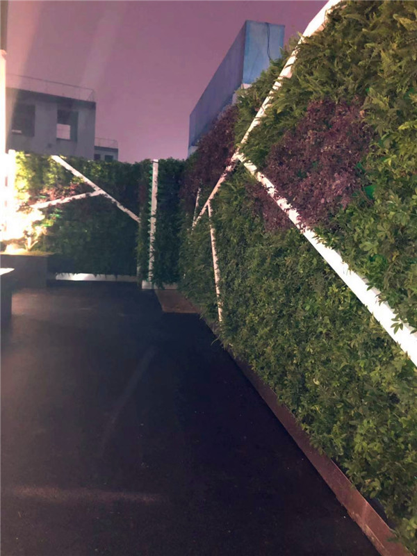 营销中心植物墙围挡
